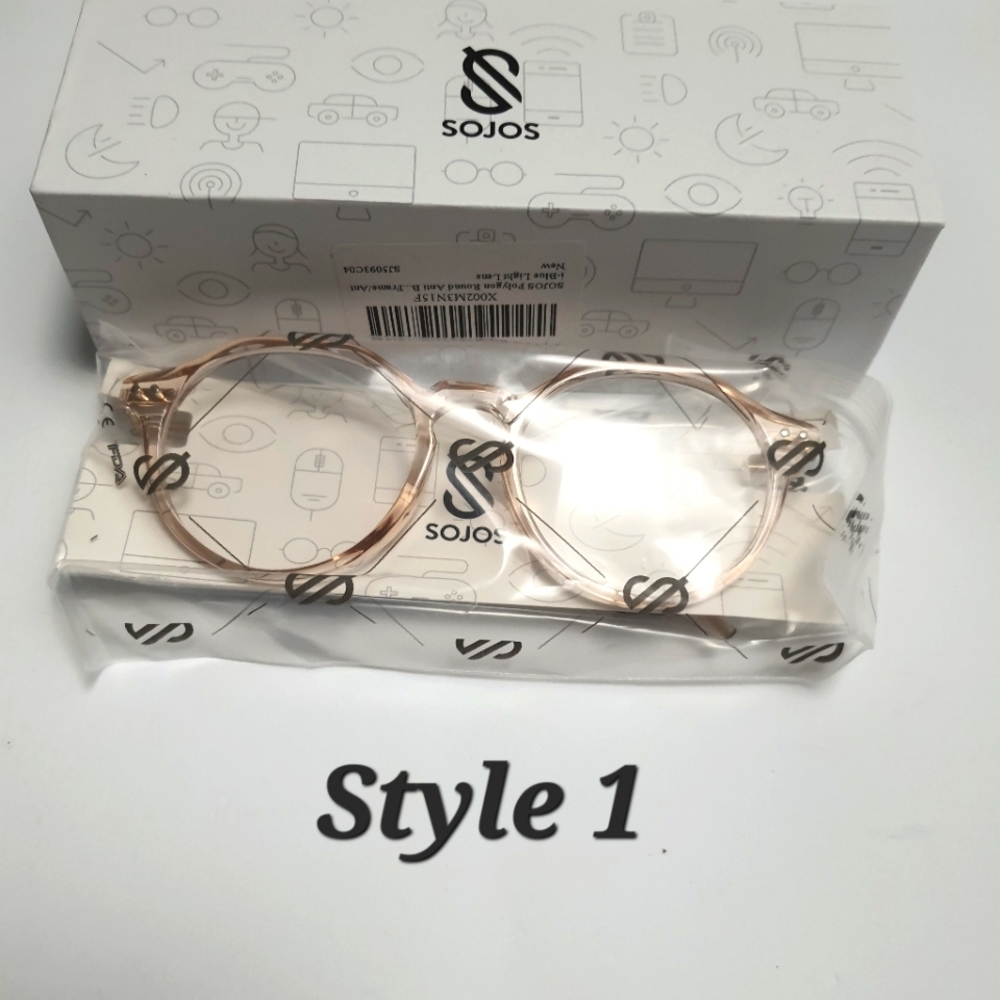 Bluelight blocking glasses in 3 styles